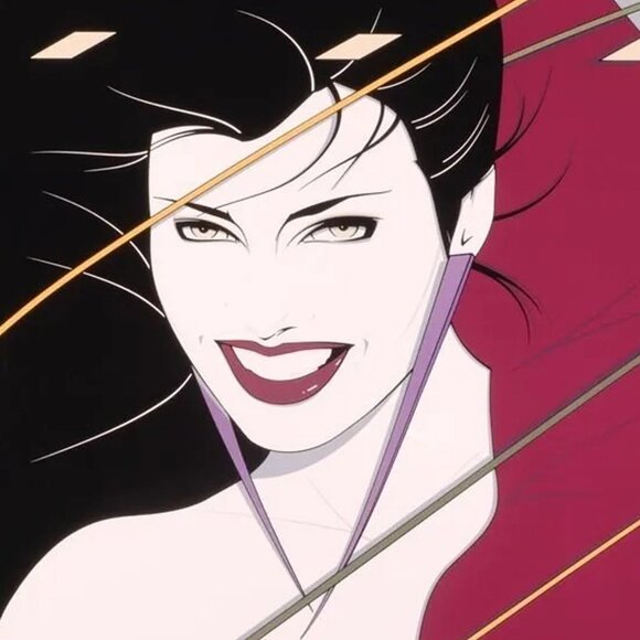 1980s Rare Patrick Nagel "Rio Girl" Poster by Mirage Edition Inc. Santa Monica - Picture 4 of 6